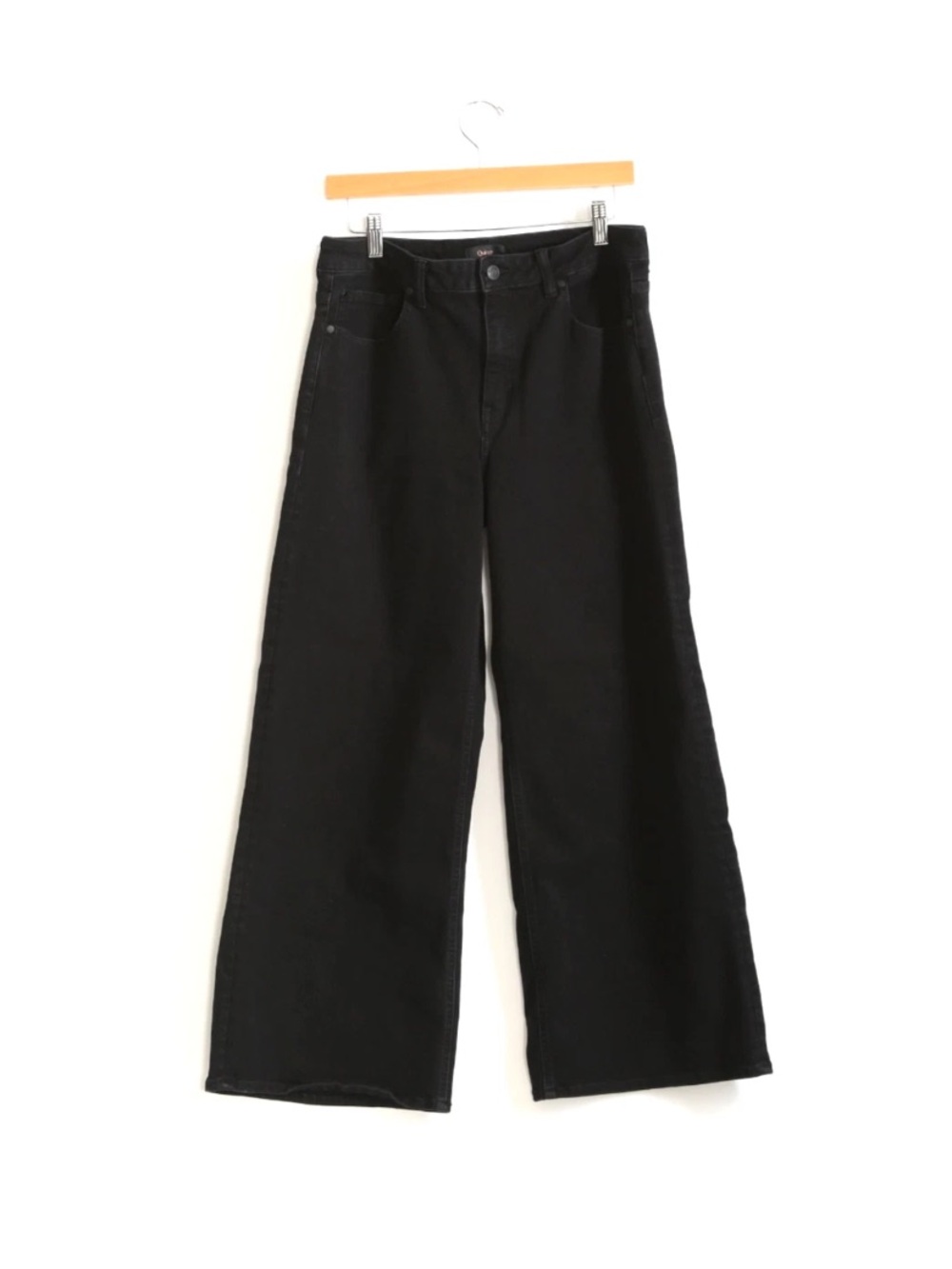 Quince Black Wide leg organic cotton blend jeans sz. 31